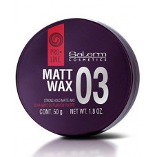 Матирующий воск сильной фиксации Matt Wax Salerm 50мл